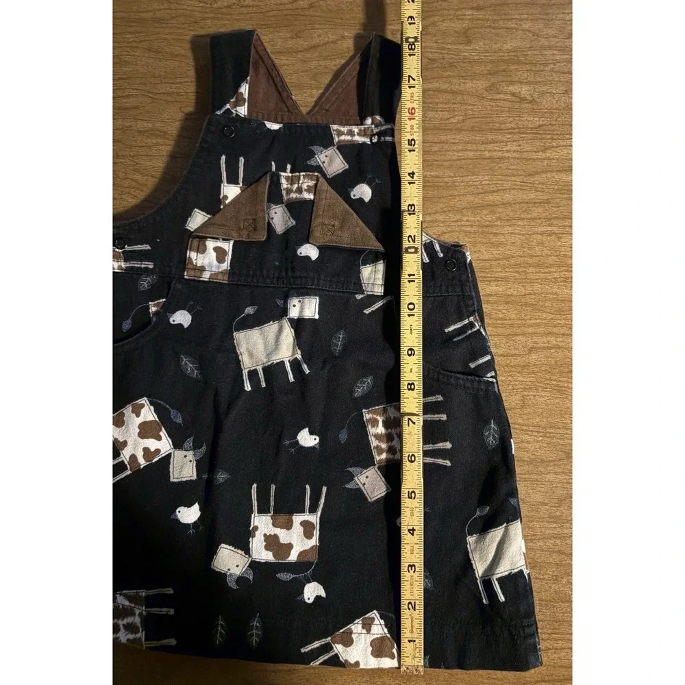 Natalys Paris Cow Theme Dress 18 Months‎ 100% Cotton Cows & Birds